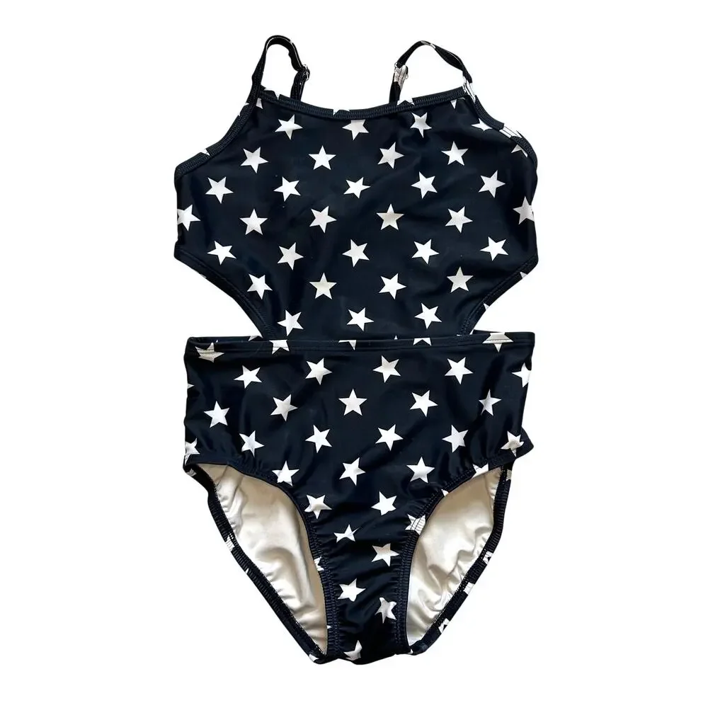 Old Navy Girls Star Cutout Swimming Suit 8Y